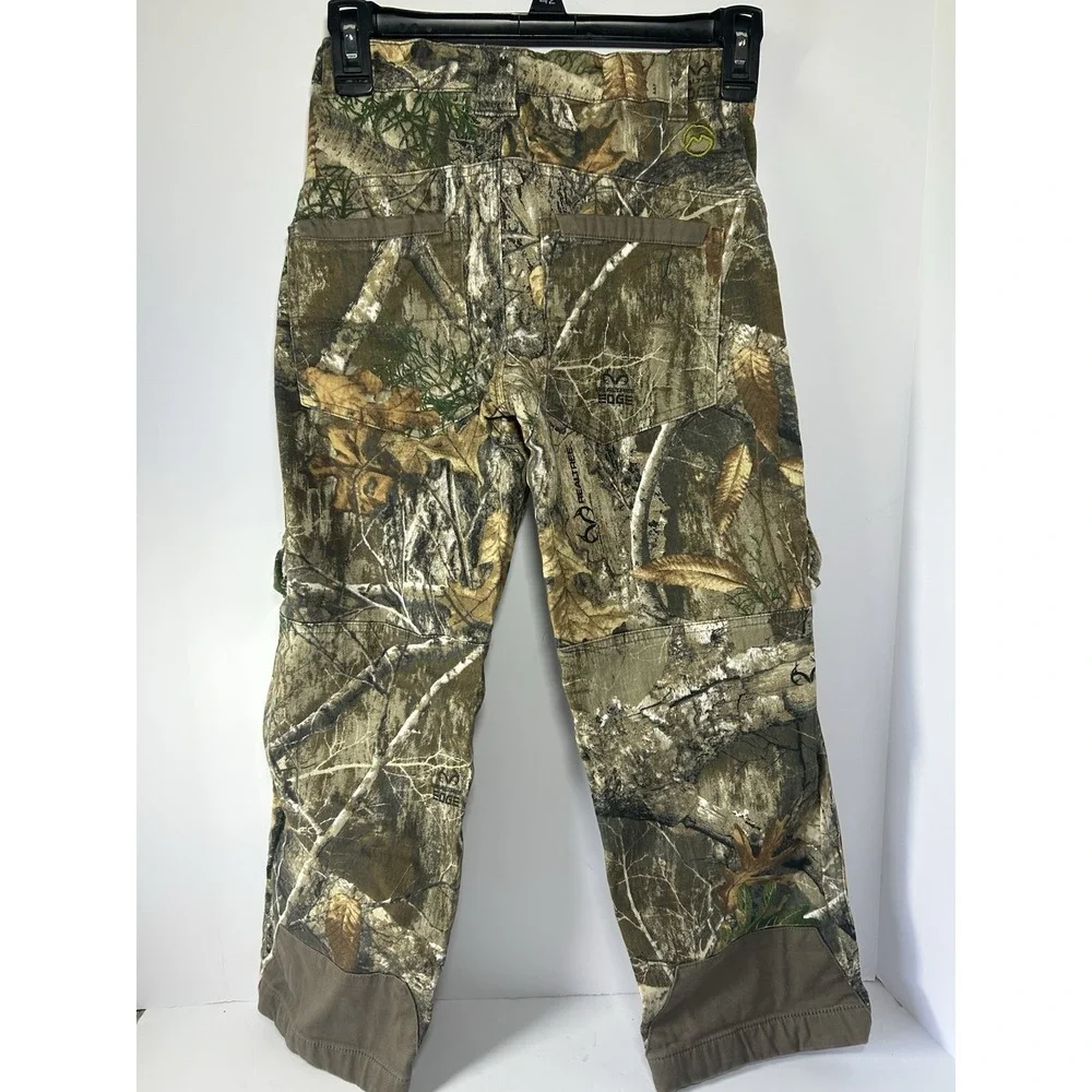 Magellan Outdoors Boys Size Small Real Tree Edge Camo Pocket Hunting Pants